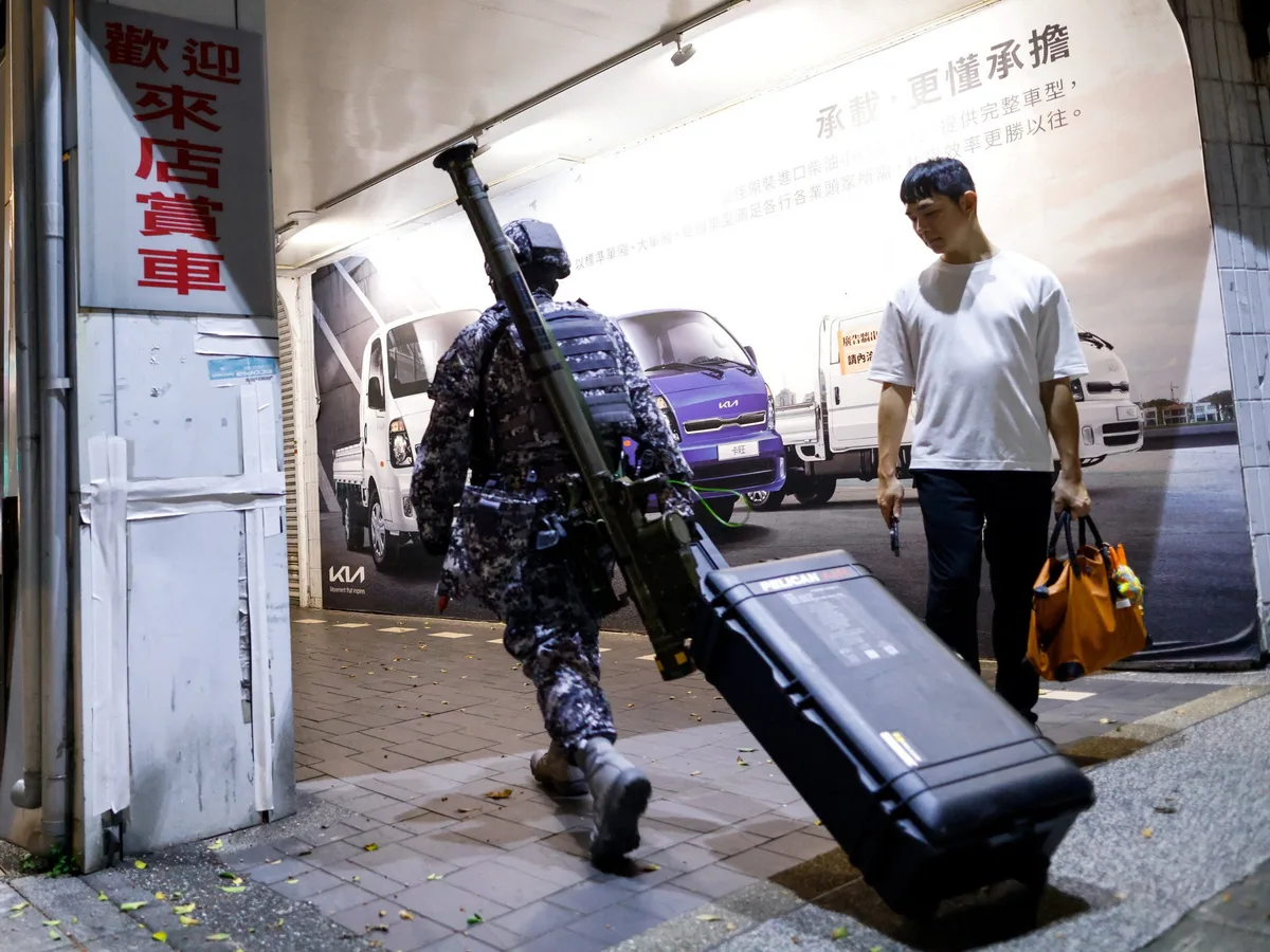 Taiwan's troops are training to fight China in ordinary neighborhoods as people go about their days