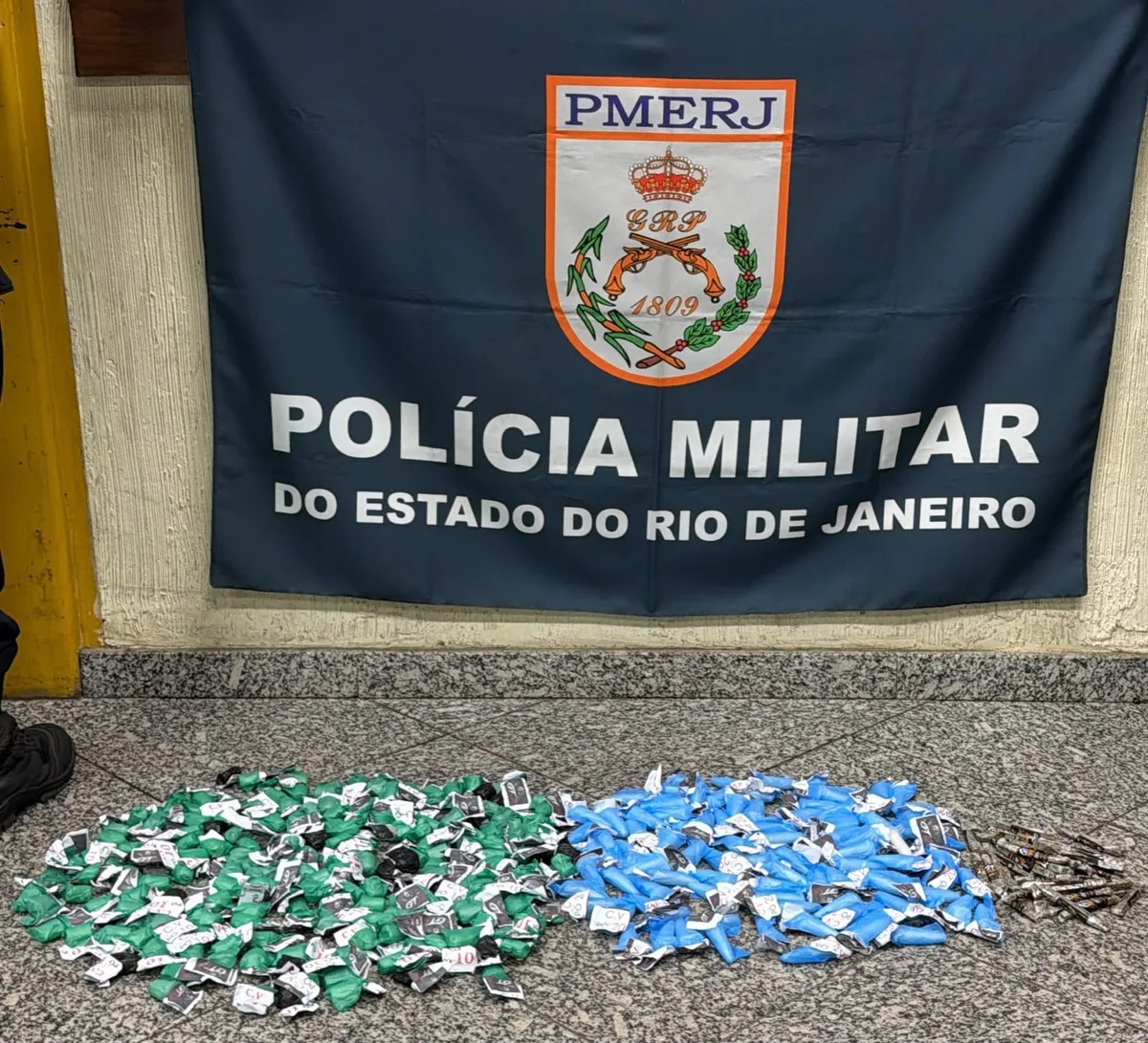 PM apreende drogas durante ação em Barra do Piraí