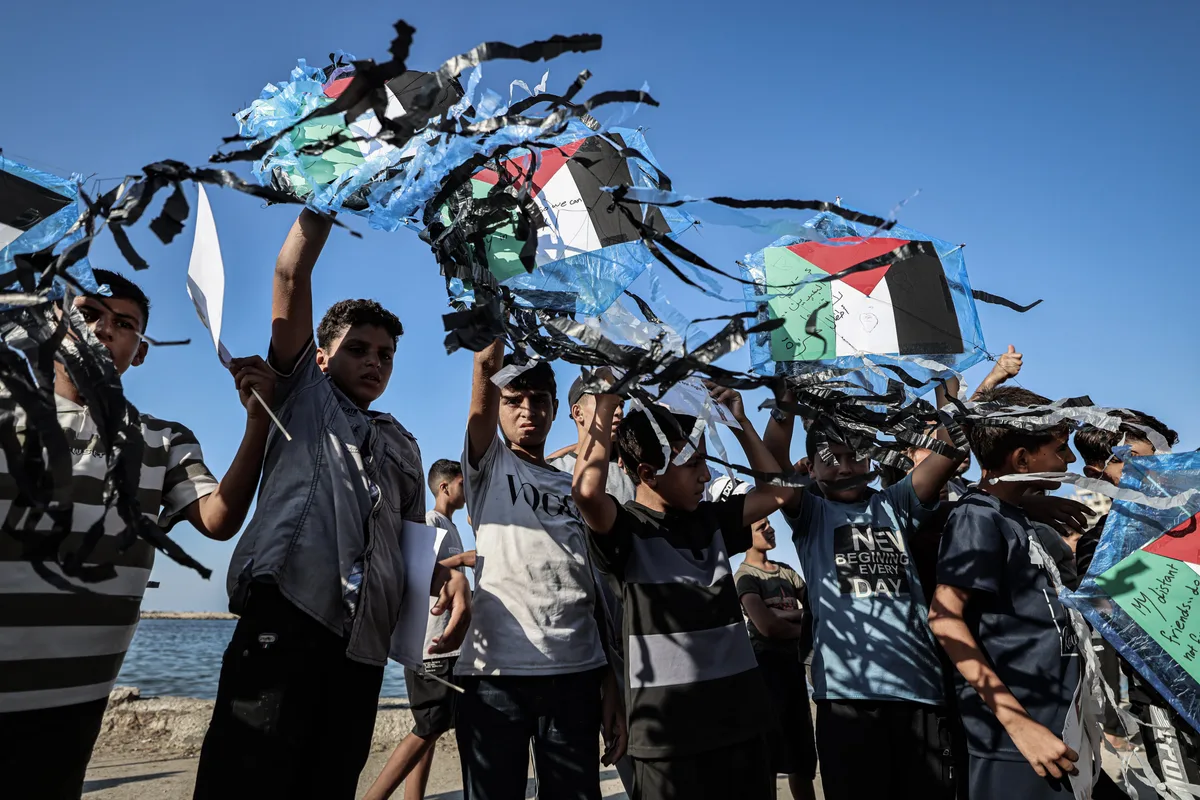 Cometas infantiles llegadas desde Gaza: el nuevo motivo para las amenazas de Israel