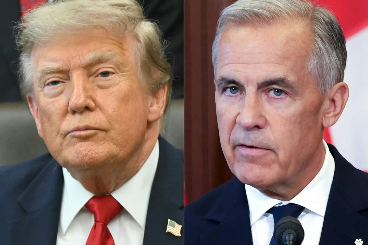 Canada’s Carney responds to Trump’s Lake America name change with a history lesson