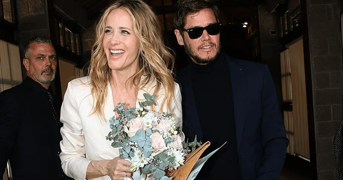 Julieta Prandi se casó y cambió el vestido de novia por un traje blanco y encaje: así fue su look