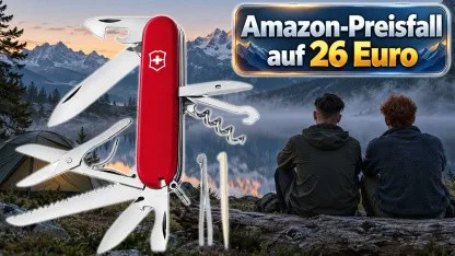 Anzeige: Victorinox Huntsman mit 15 Funktionen bei Amazon nun unter 26 Euro