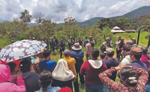Piden seguridad 40 comunidades de la Sierra