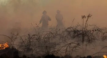 Incêndio em Vila Nova de Poiares. Fogo controlado em Sabouga
