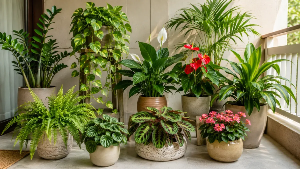 10 plantas de meia-sombra que crescem com facilidade em varandas, corredores, sacadas e outros ambientes onde o sol aparece por poucas horas