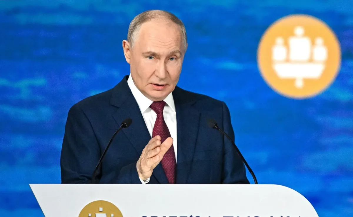 Putin denuncia infiltração da Otan no Pacífico e diz que retaliará UE por apreender navios russos
