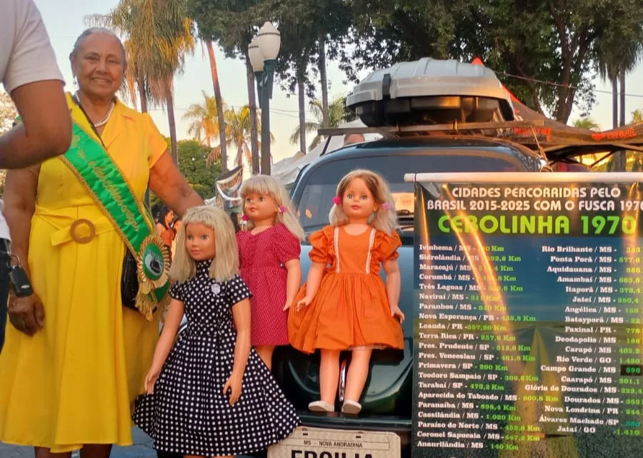 Paixão de Ercília é o Fusca verde "Cebolinha" e a coleção de bonecas