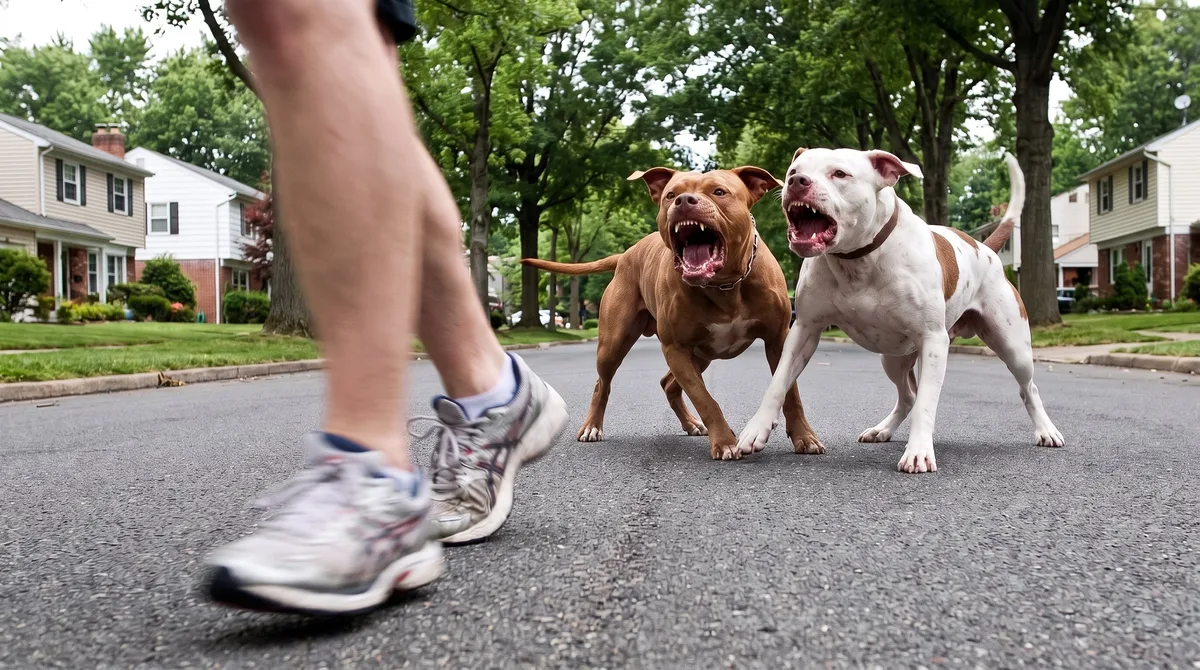 Un barrio de Long Island se encuentra en alerta tras el brutal ataque de dos pitbulls a una pareja