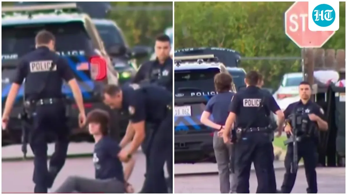 Surrounded by 4 cops, cuffed on the ground: Video shows arrest of US teen accused of plotting Hindu temple shooting