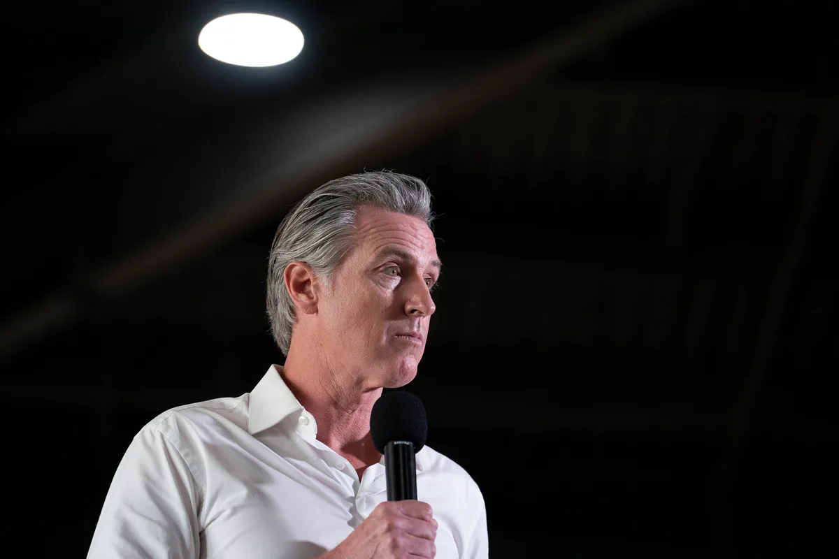 Gavin Newsom says he won’t run for president in 2028 if Kamala Harris does