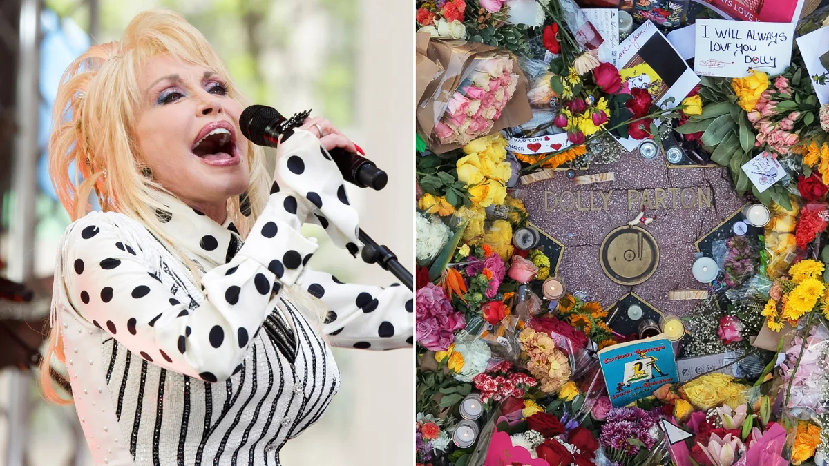 Dolly Parton’s star on the Hollywood Walk of Fame vandalised days after her death