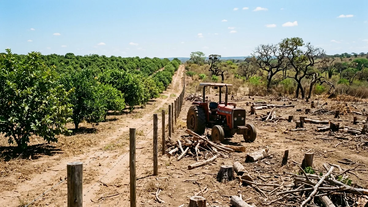 Agricultor compra terreno com pomar formado, corta árvores para ampliar a produção e recebe notificação porque parte da área aparecia como vegetação nativa