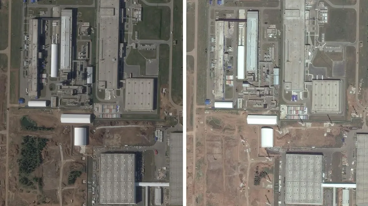 Plano secreto da Rússia prevê ‘explosão’ na produção de drones kamikaze. Imagens de satélite revelam nova fábrica