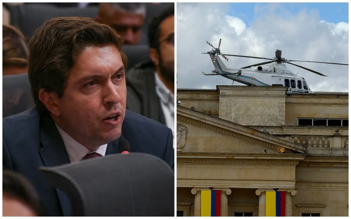 Congresista del Pacto Histórico pidió información al Gobierno nacional sobre vuelos del helicóptero que se vio en la Casa de Nariño