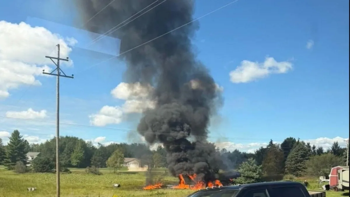 US Air Force F-16 crashes in Michigan training drill, pilot ejects safely