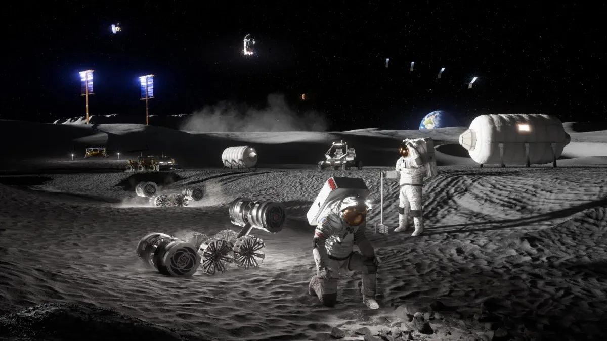 Nasa está procurando crateras na Lua para construir base subterrânea