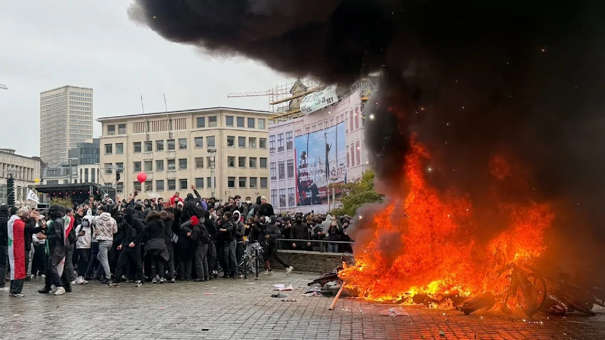 Studentenproteste in Brüssel eskalieren wegen Budgetkürzungen