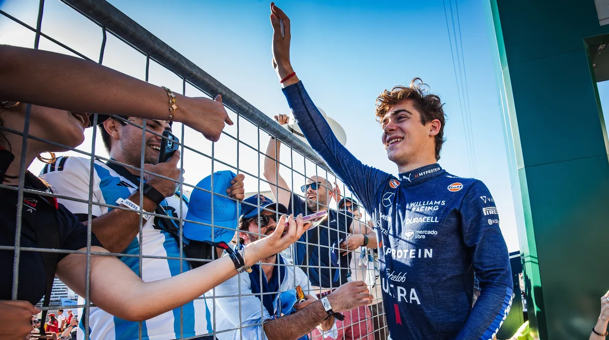 Franco Colapinto contó cuál fue su sueldo el primer año en la Fórmula 1 y reveló por qué perdió plata en Williams
