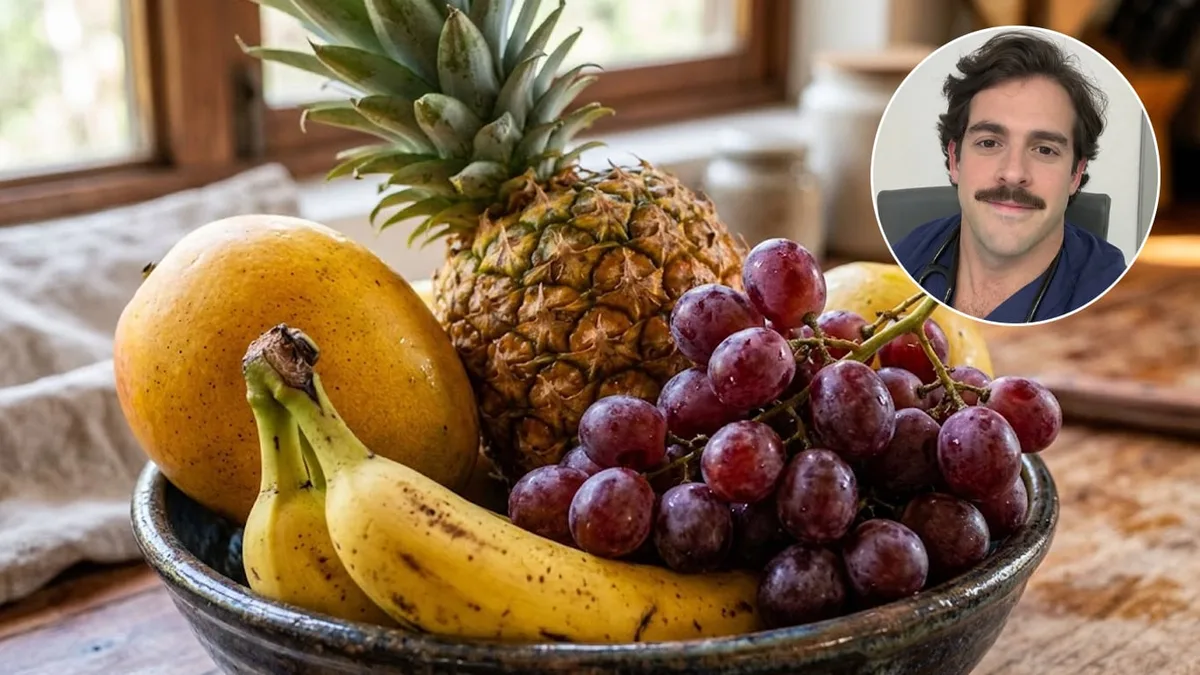 Aurelio Rojas, cardiólogo, sobre las frutas: “La banana, las uvas, el mango o la piña pueden fragmentar tu descanso por la noche”