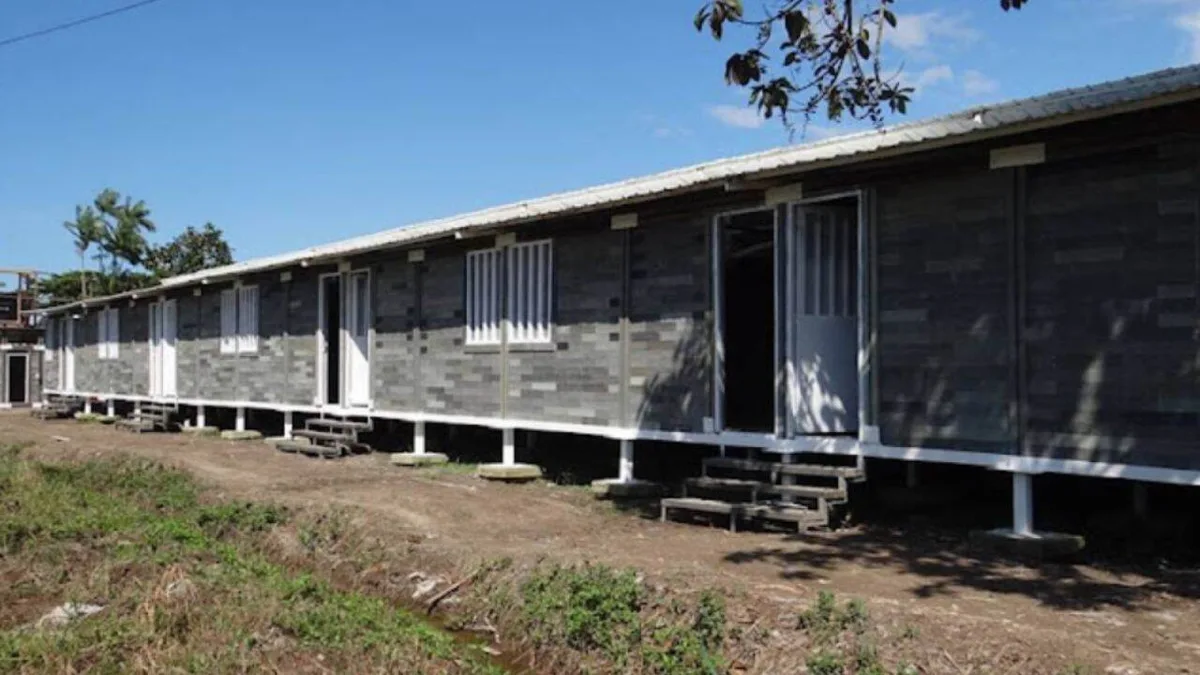 A Colombian man struggling to build his own home created Lego-like bricks from recycled plastic