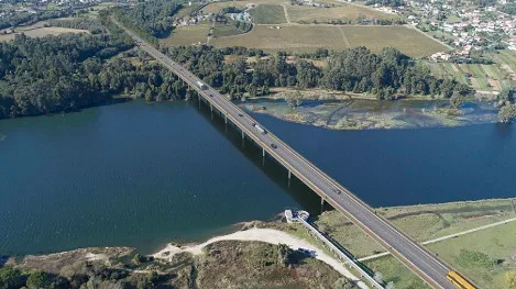Nova ponte sobre o rio Lima abre hoje em Viana do Castelo: estrutura de 21 milhões de euros liga as duas margens