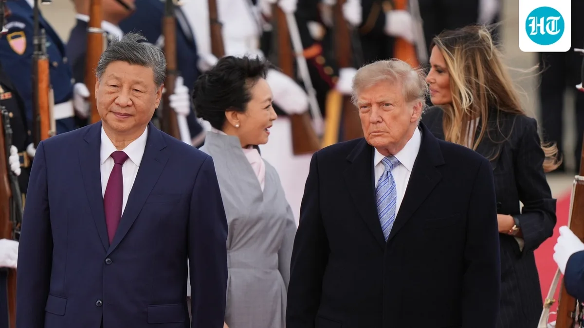 Trump rolls out the red carpet as China's Xi Jinping lands in US for 3-day state visit; Video