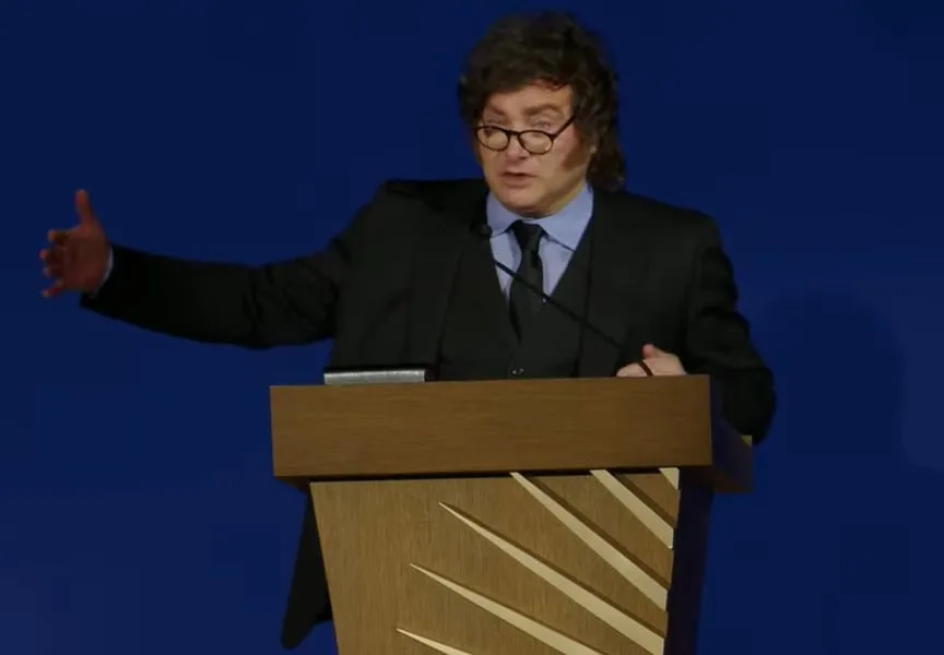 Javier Milei se presenta ante empresarios en EE.UU.: “Estamos logrando domar la inflación”