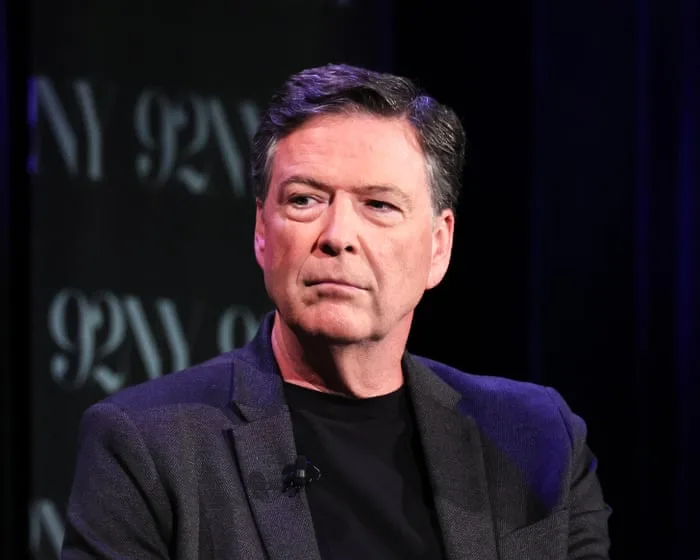 US justice department defends prosecution of James Comey over ‘8647’ seashell post