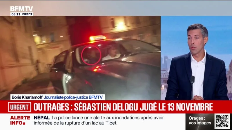 Le député insoumis Sébastien Delogu sera jugé le 13 novembre prochain pour "outrages à personne dépositaire de l’autorité publique"