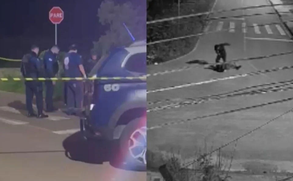 Vídeo mostra momento em que homem é morto a facadas no meio da rua em Araucária
