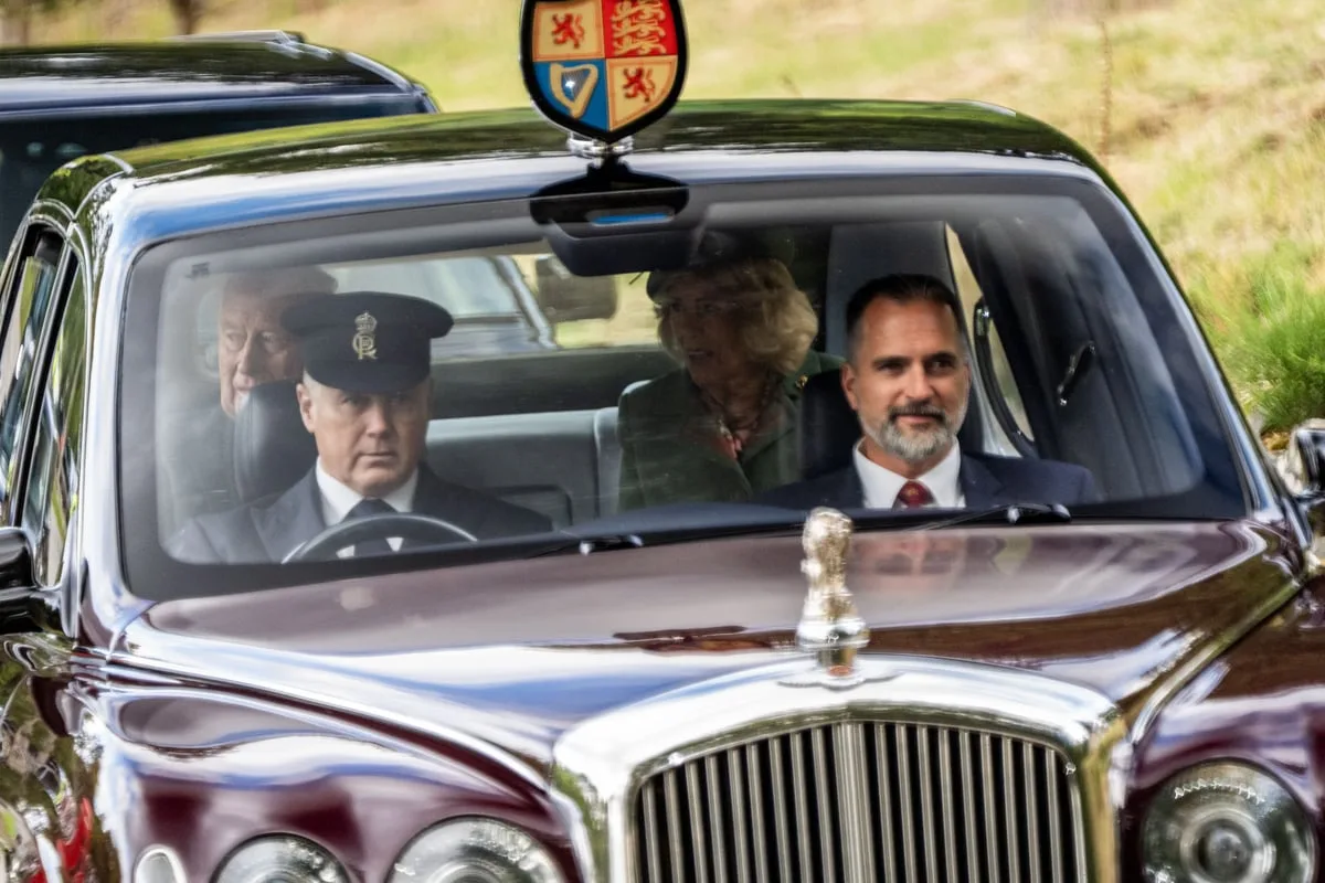 Royal family attends church service near Balmoral estate