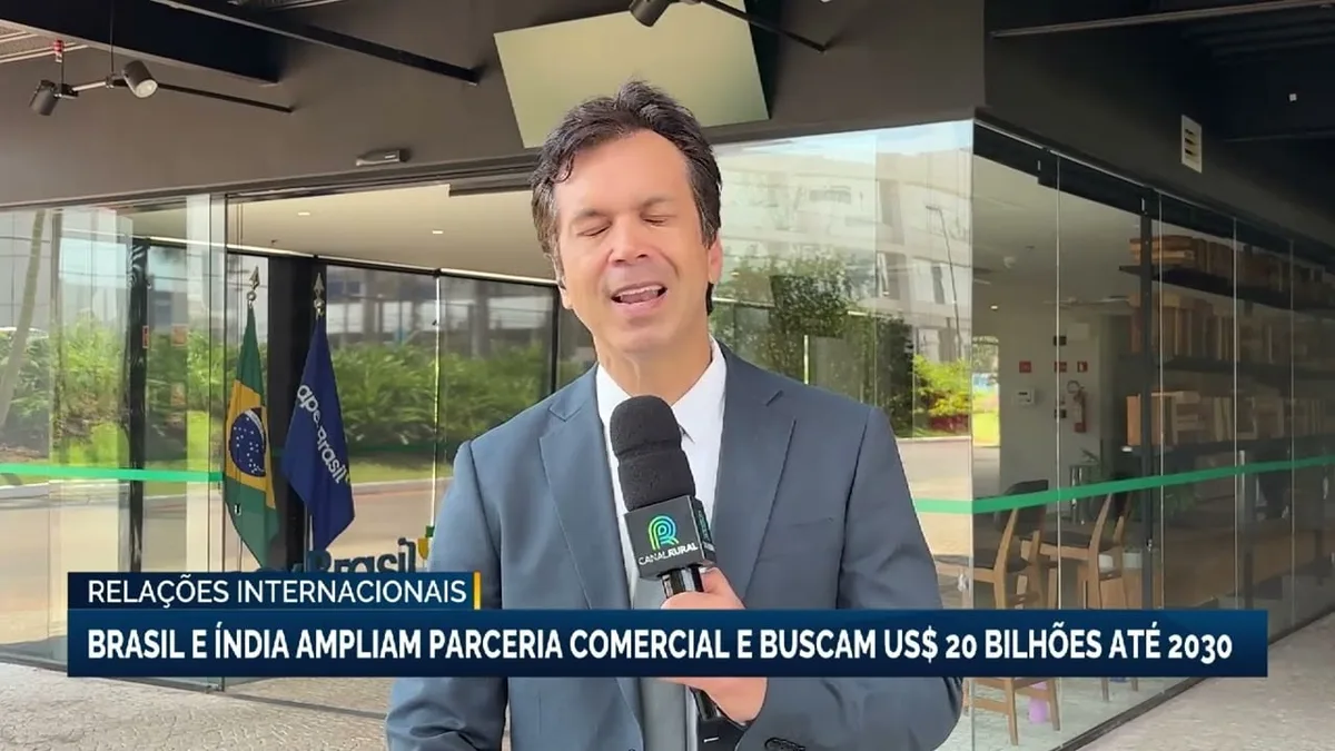 Brasil e Índia firmam acordo para ampliar comércio bilateral a US$ 20 bilhões