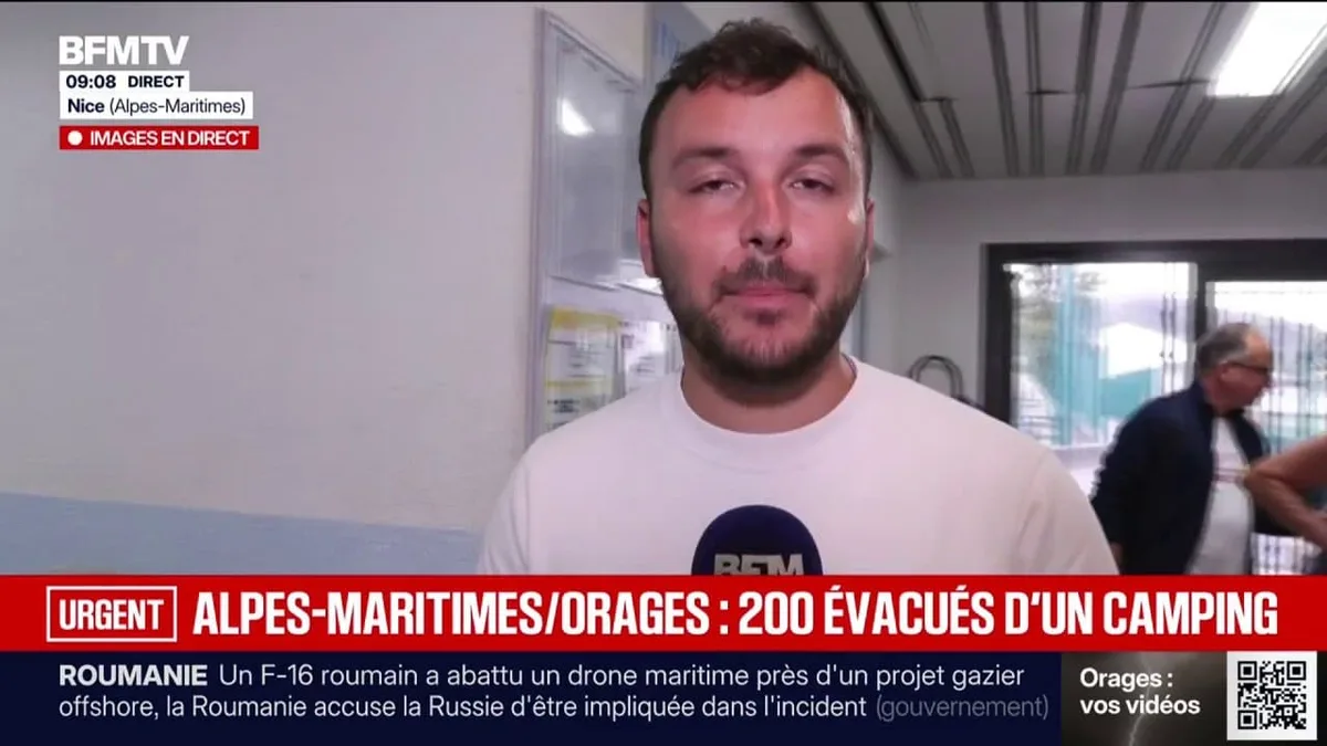 Orages dans les Alpes-Maritimes: 200 évacués dans un camping