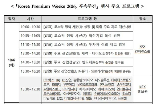 한국거래소, 내달 6∼7일 코스닥데이 행사…강연·홍보관 마련