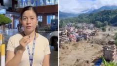 BBC visits hospital in Kathmandu as families wait for news