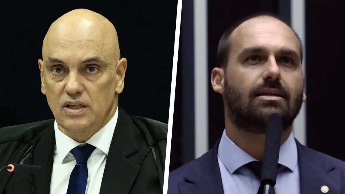 Moraes determina inclusão de nome de Eduardo Bolsonaro no banco de mandados de prisão
