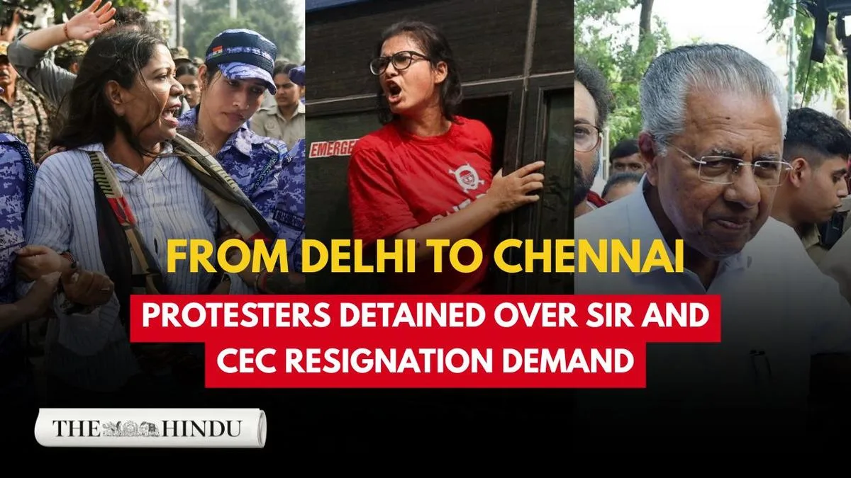 Watch: CEC protest: Political leaders, students and social activists detained across India