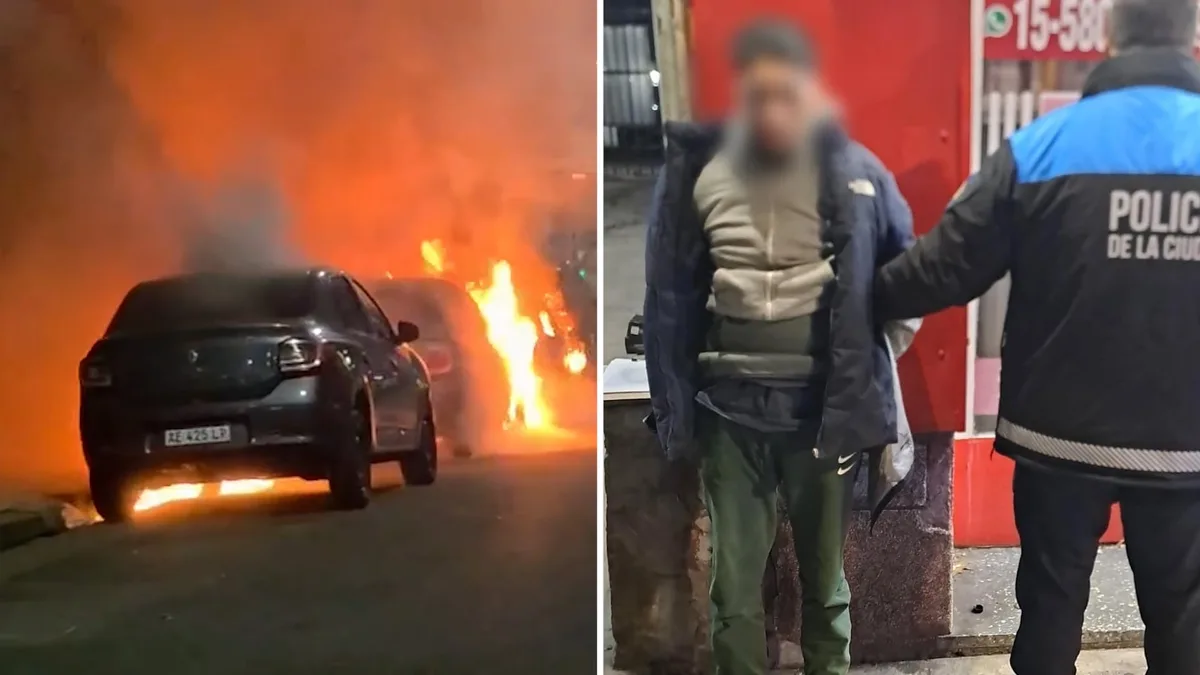 Prisión preventiva para un hombre que había incendiado cuatro autos, dos comercios y una vivienda, en Caballito