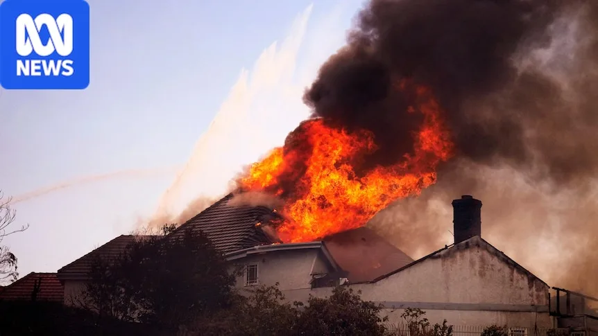 Wildfires rage in Southern California, burn homes