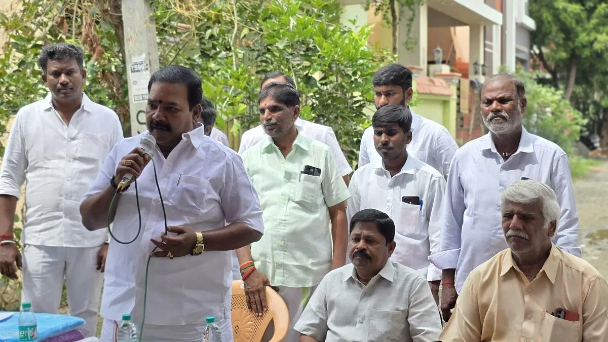 TVK MLA launches CCTV cameras in east constituency