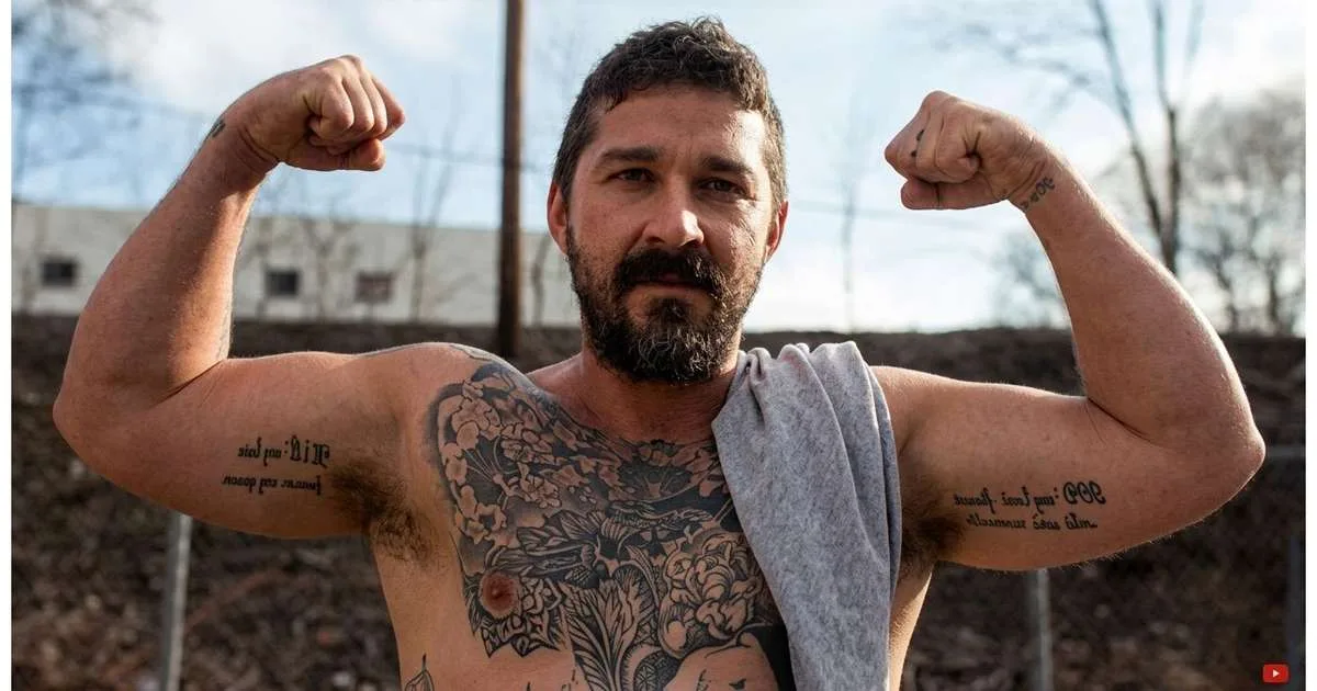 A transformação física do ator Shia LaBeouf, de 'Transformers', que ganhou quase 25 kg para filme, acende alerta sobre uso de esteroides após os 40: 'Disseram que eu estava prestes a morrer'
