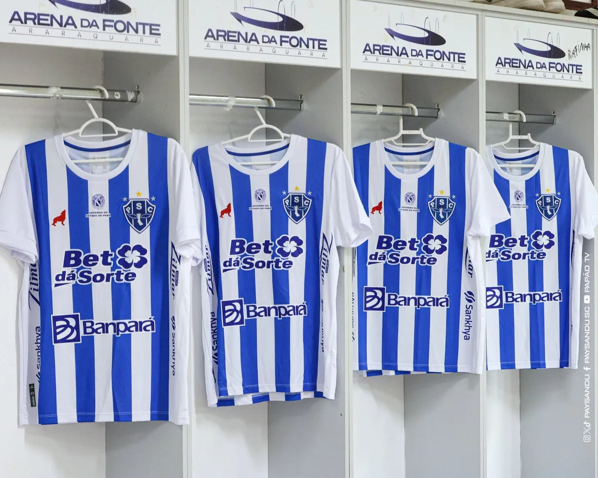 Paysandu lança novo uniforme a “preço popular”; confira