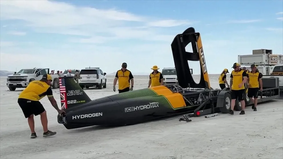 WATCH: Driver hits 406 mph in new land-speed record