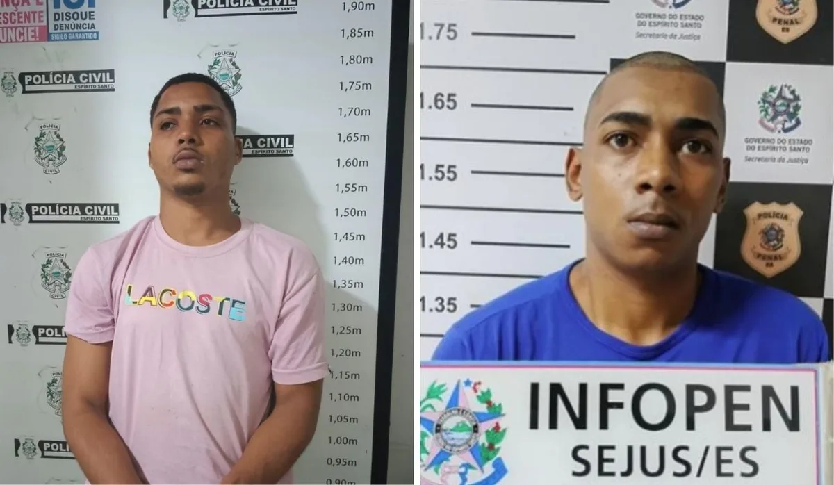 Dupla é presa após matar mulher na frente da filha no Norte do ES