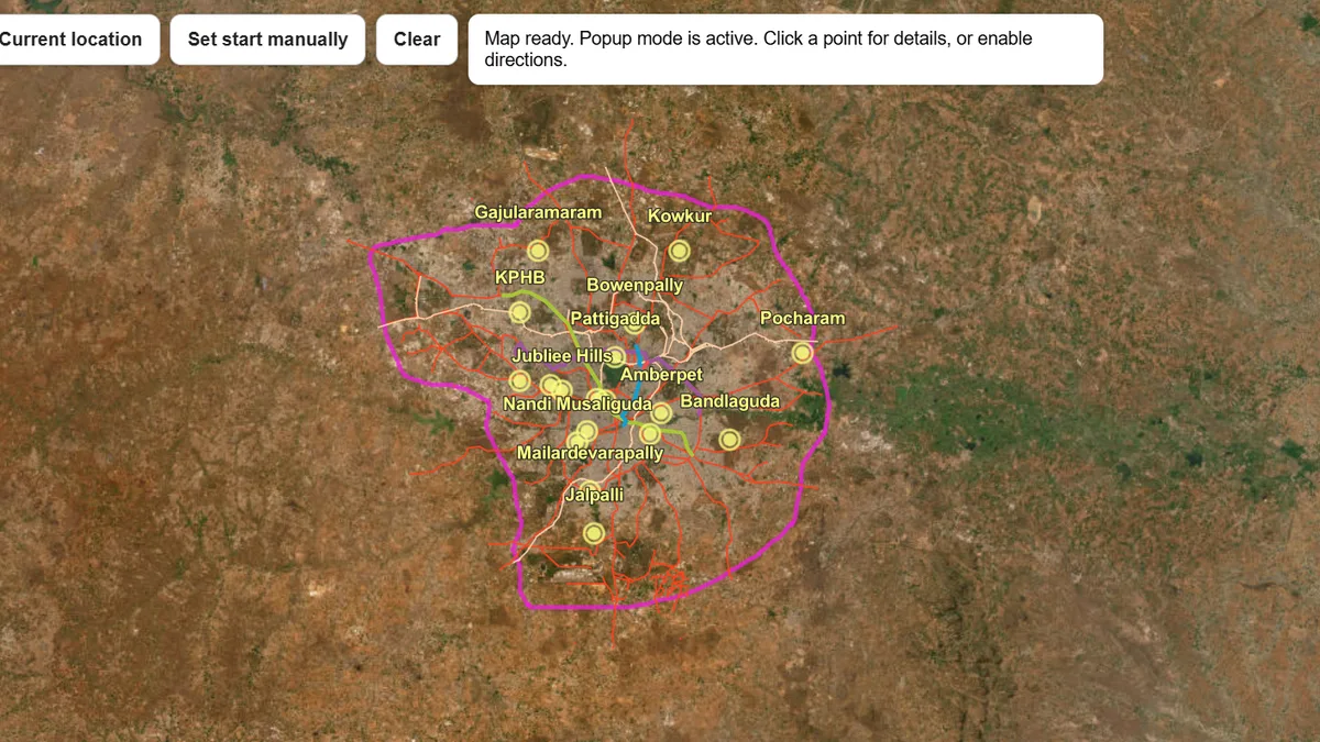 Indiramma Housing towers locations in Hyderabad (CURE) available online