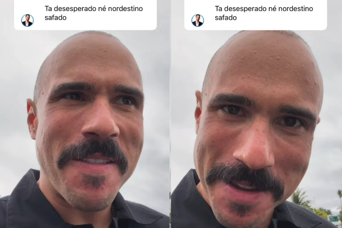 Ed Gama ironiza após ser chamado de “nordestino safado”