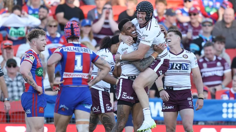 Manly ambush finals-bound Knights to snap six-game losing streak