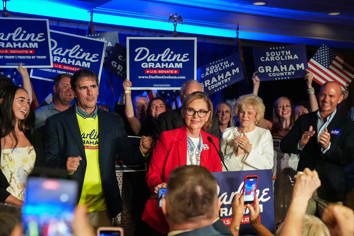 Sen. Darline Graham wins the Republican Senate primary runoff in South Carolina
