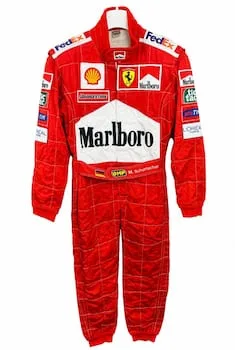 F1 suits from Schumacher, Norris and Antonelli on auction