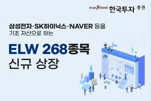 한투증권, 삼전·닉스 등 기초자산으로 하는 ELW 268종목 상장